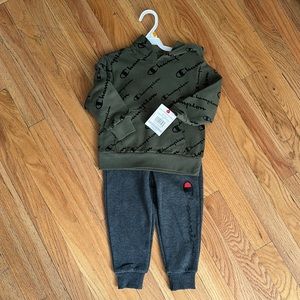 Champion hooded sweatshirt and pants